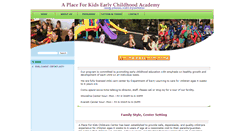 Desktop Screenshot of aplaceforkids.us